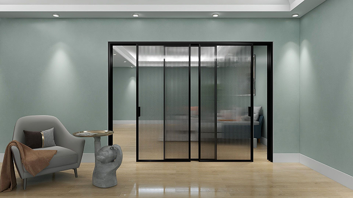 簡(jiǎn)約極窄邊框玻璃門